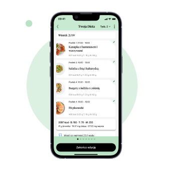 Widok aplikacji mobilnej
