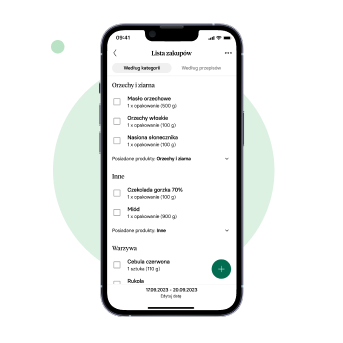 Widok aplikacji mobilnej