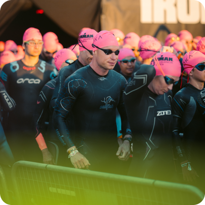 Triathlonistów